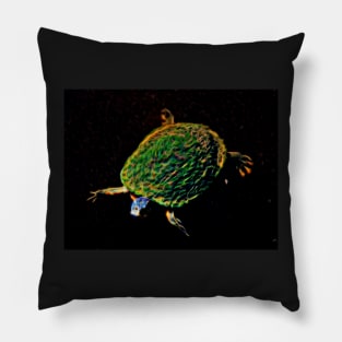 Glowing Turtle Pillow