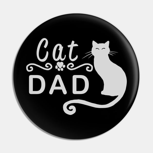 Cat Dad Pin by Shyflyer