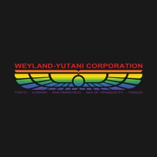 Weyland-Yutani Corp Emblem (rainbow effect) T-Shirt