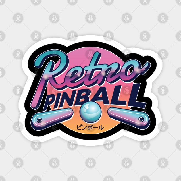 Retro Pinball Magnet by soondoock