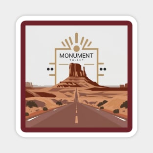 Monument Valley National Park Travel Sticker Magnet