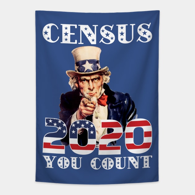 Census 2020 You Count Tapestry by AngelFlame