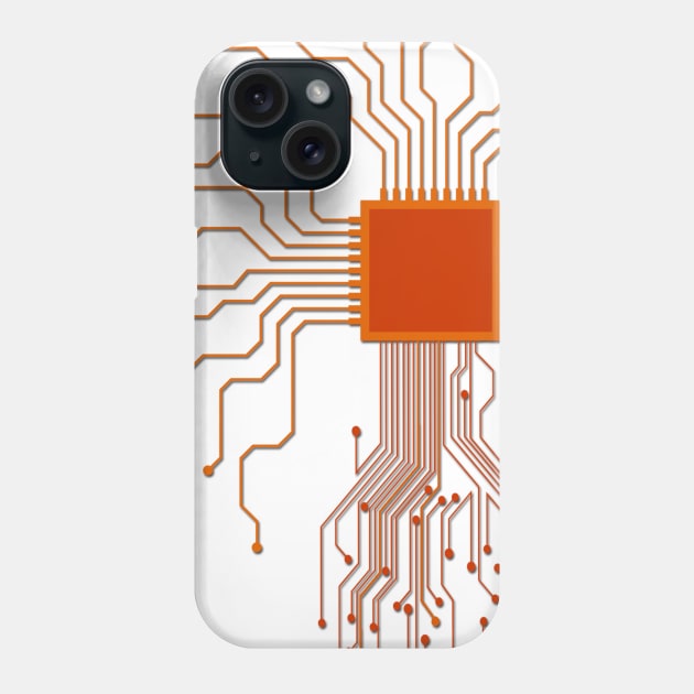 broken ic 1 Phone Case by Verisman