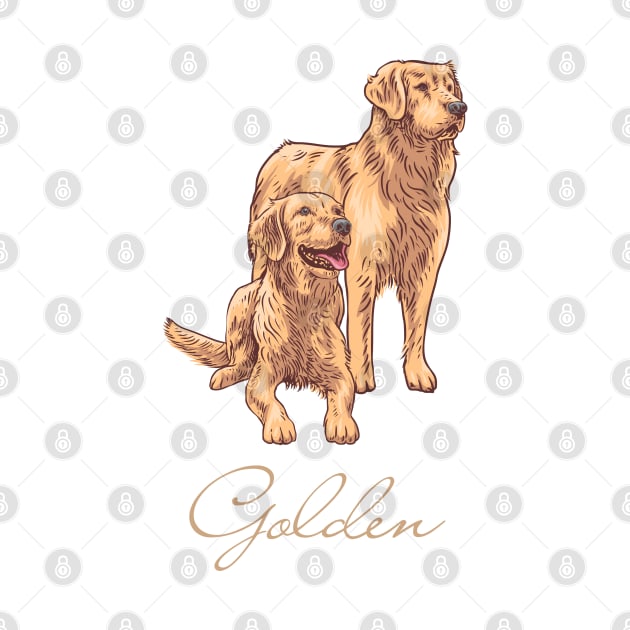 Golden Retriever Quote by HobbyAndArt