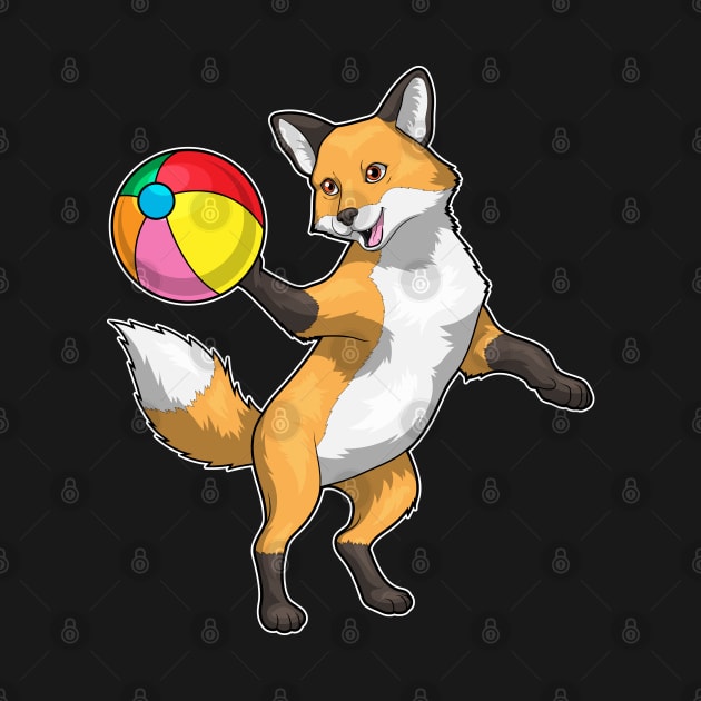 Fox Beach ball by Markus Schnabel