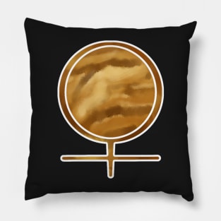 Venus Astronomical Symbol Pillow