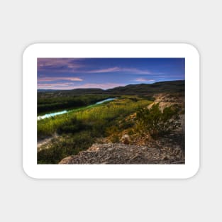 Big Bend Sky and River Magnet