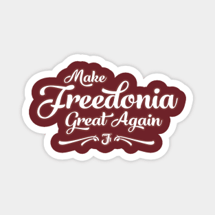 Make Freedonia Great Again Script Magnet