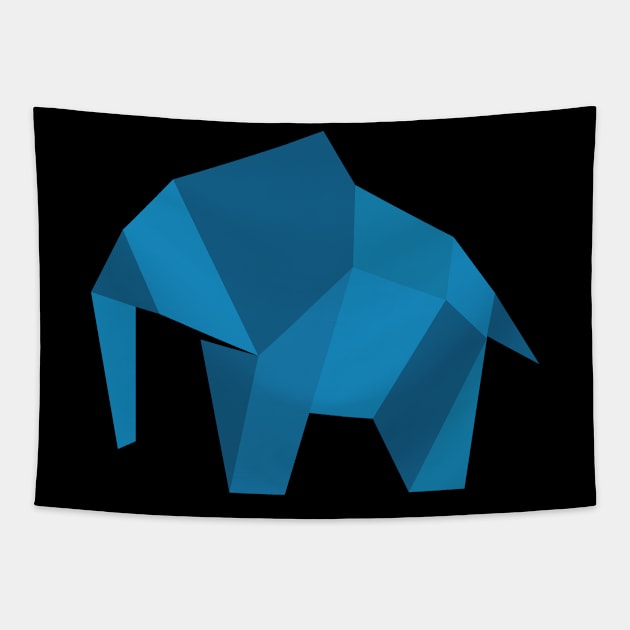 origami elephant Tapestry by FromBerlinGift