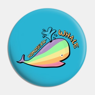 Homosexuwhale Pin