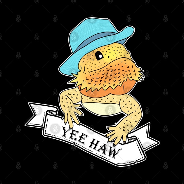 Yee Haw! A Beardie Cowboy by nonbeenarydesigns