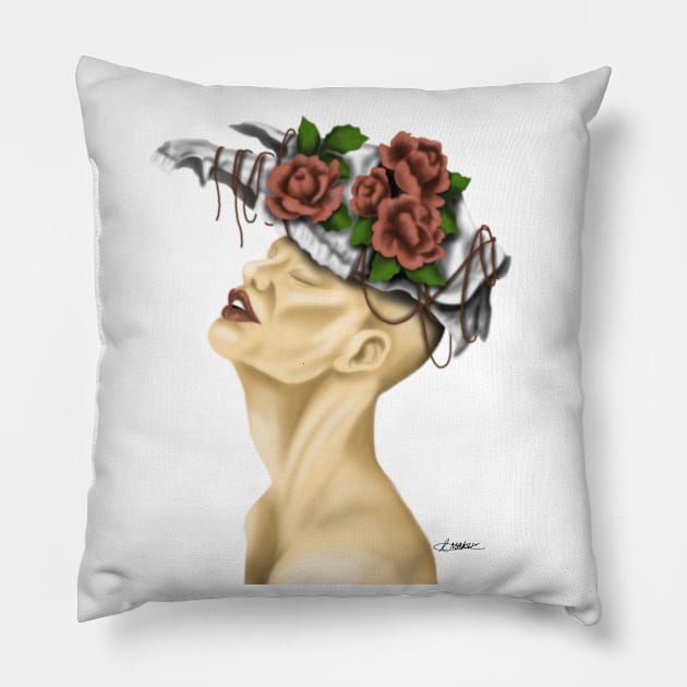 HORSE CROWN Pillow by Maker Art Creations