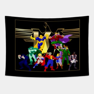 Sprited Justice Society of America Members Tapestry