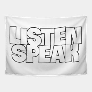 The Power of Listening and Speaking Tapestry