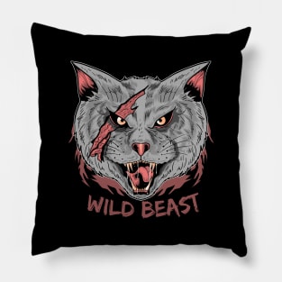 Wild Beast Logo Pillow