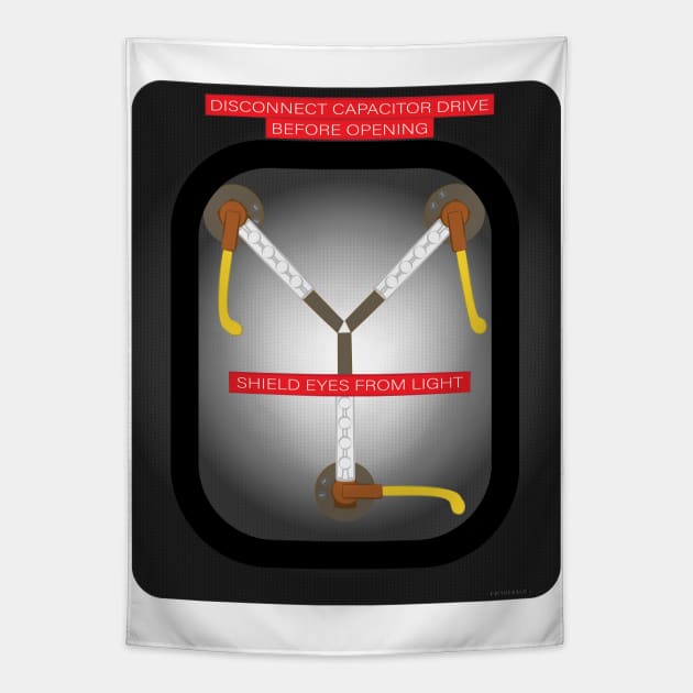 Flux Capacitor Tapestry by DQDesigns By Chele