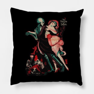 The Dance of Death - Totentanz Pillow