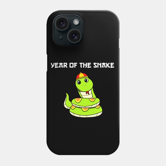 Snake Zodiac Phone Case by WildSloths