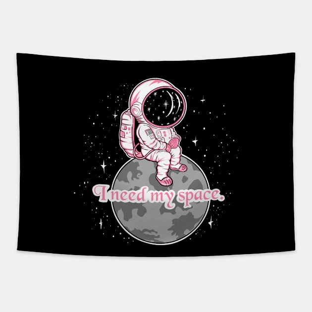 I need my space, girl quotes Tapestry by TimAddisonArt