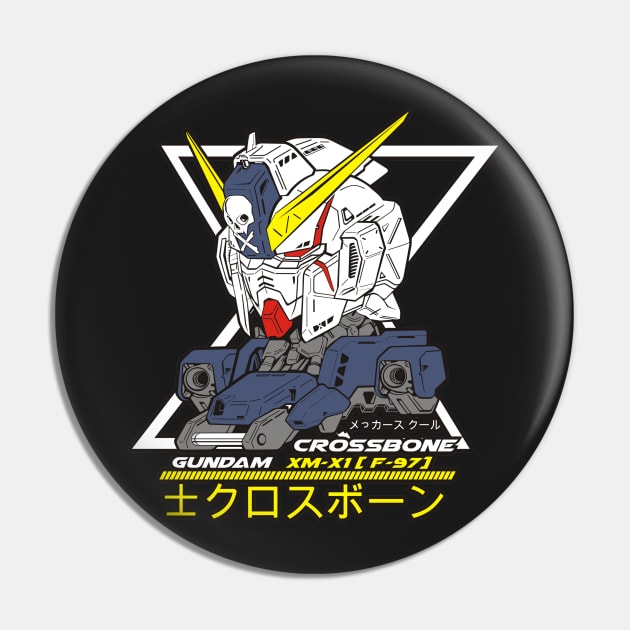 GUNDAM CROSSBONE Pin by Mexha_project