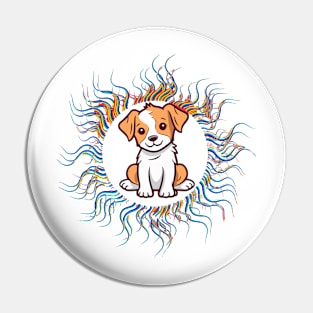 Dog - Solar Eclipse april 2024 Pin