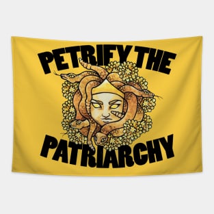 Petrify the Patriarchy Medusa Feminist Tapestry