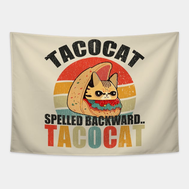 taco-cat Tapestry by Tidio Art