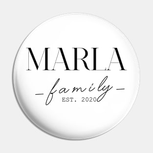 Marla Family EST. 2020, Surname, Marla Pin