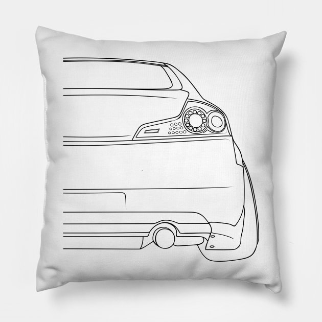 g35 back end Pillow by hoddynoddy