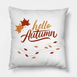 Hello autumn Pillow