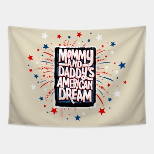 4th of July Kids Tapestry