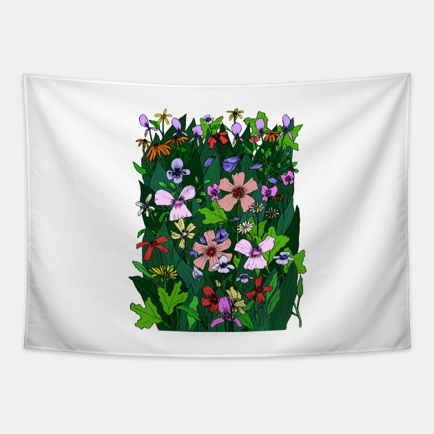 Wildflowers Tapestry by Condor