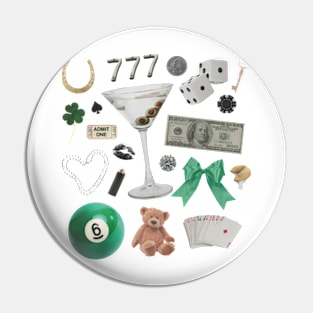 St Patricks Day Y2K Lucky Things Lucky Girl Syndrome Pin