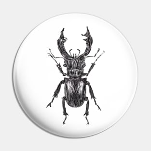 Stag beetle Pin