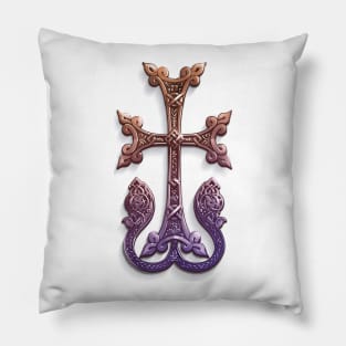 Celtic cross II Pillow