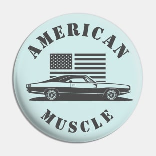 American Muscle Pin