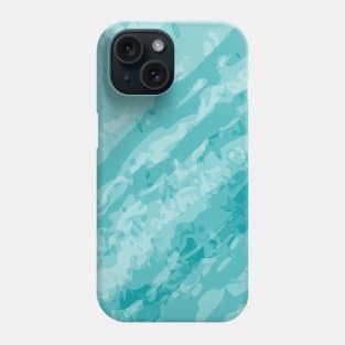 Abstract teal pastel pattern Phone Case