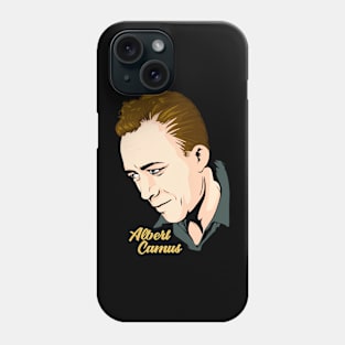 Albert Camus // Retro Fan Art Phone Case