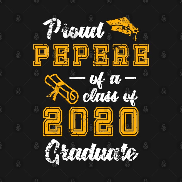 Proud Pepere Of 2020 College Graduate Senior Yellow by caydennelders