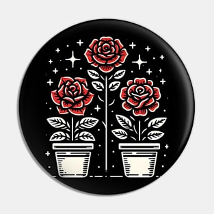 Roses - Flowers Pin