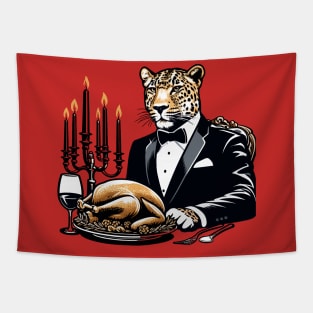 Leopard Thanksgiving Tapestry