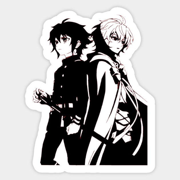 Wallpaper Owari No Seraph Yuu And Mika Owari No Seraph Sticker Teepublic For Android