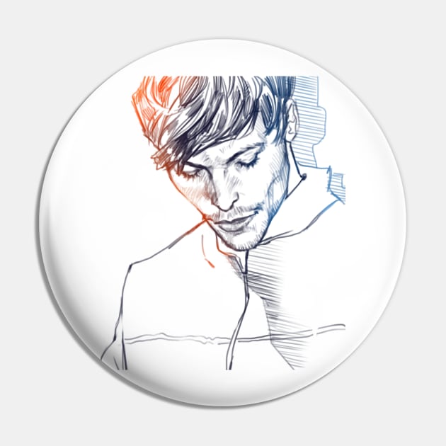 Louis Tomlinson - Disco Pin by mrsadfran