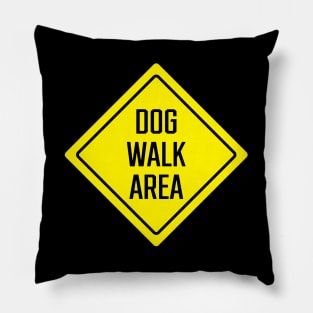 Dog Walk Area Pillow