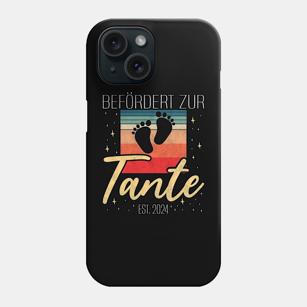 Befördert zur Tante EST. 2024 Phone Case by BenTee