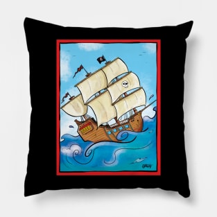 Pirate Ship Pillow