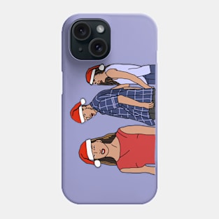 Christmas Distracted Boyfriend Meme Santa Hat Phone Case