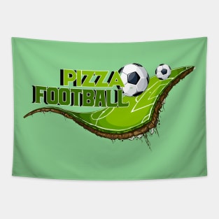 Pizza Football Tapestry