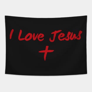 I Love Jesus (red) Tapestry