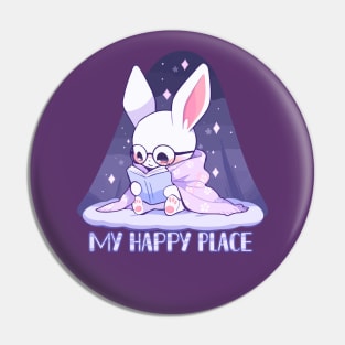 Bunny My Happy Place Pin